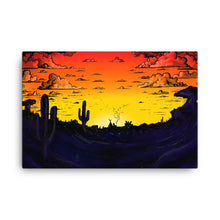 Load image into Gallery viewer, Southwest Sunset, Canvas Print
