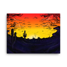 Load image into Gallery viewer, Southwest Sunset, Canvas Print
