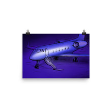 Load image into Gallery viewer, Flightline in Blue, Print
